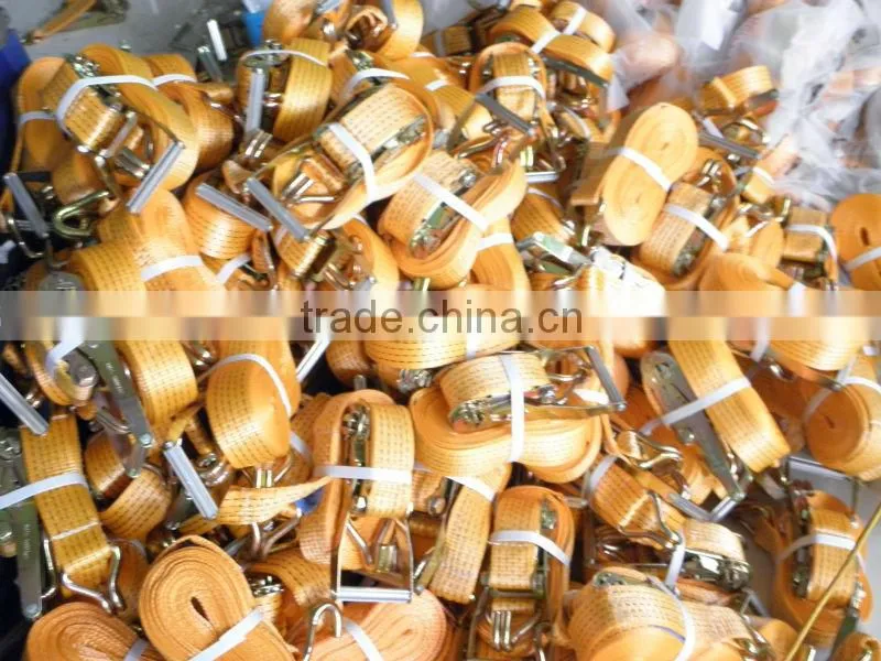 CE GS Ratchet tie down lashing straps cargo lashing belt cargo lashing straps