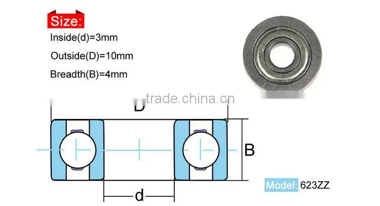 3D Printer Parts Ball Bearing for 3D Printer Extruder CTC 3D Printer