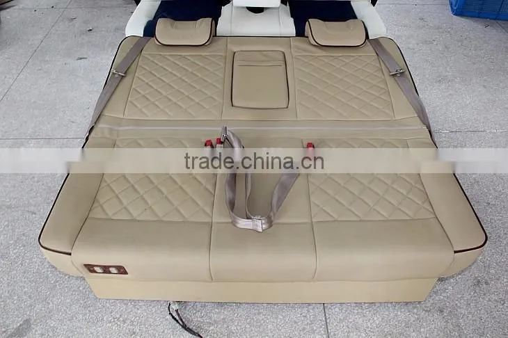 Rear 3 seater sofa parts with recliner for motor homes MPV