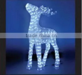 christmas decoration crystal sculpture light for santa claus