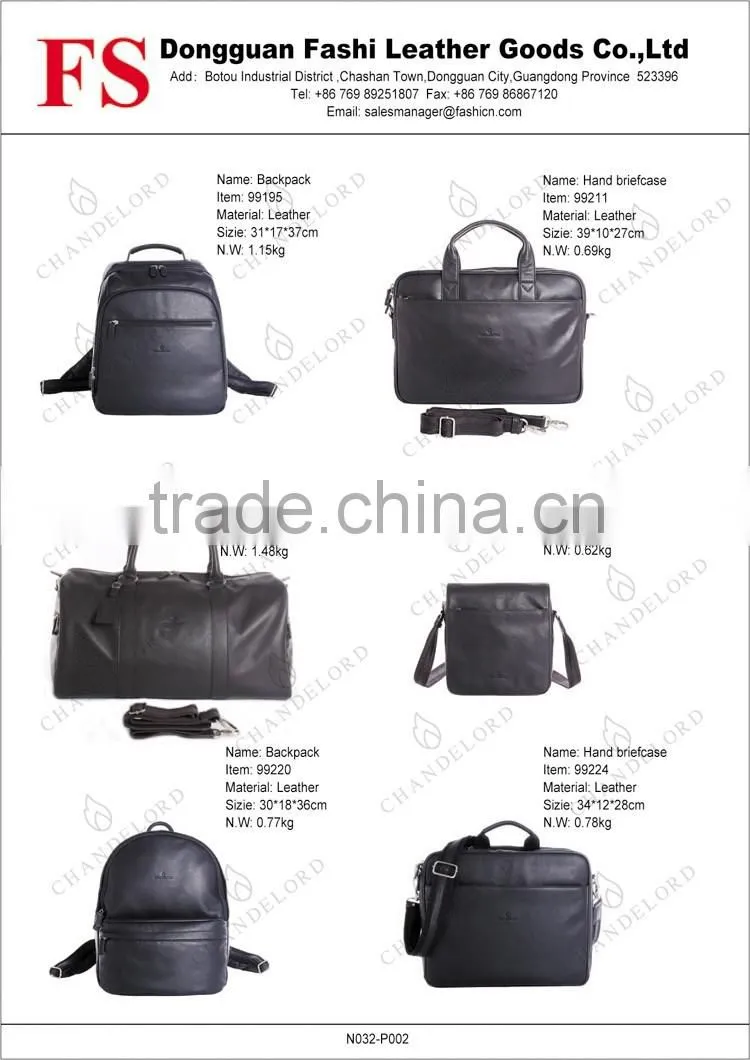 100% genuine leather outdoor hiking backpack
