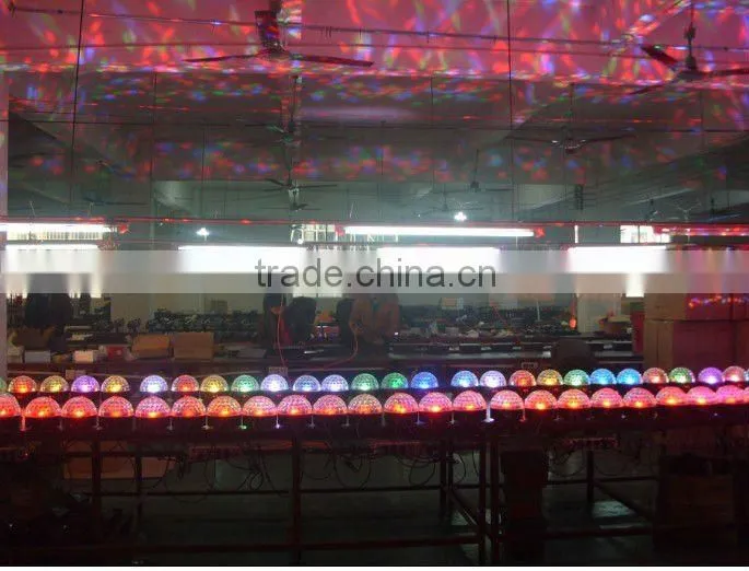 Video! LED Magic Ball with 6pcs 3W RGB LEDs Music Activated Led Effect Light