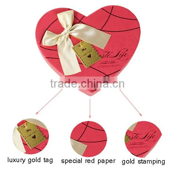 Luxury Heart Shape Chocolate Packing Box