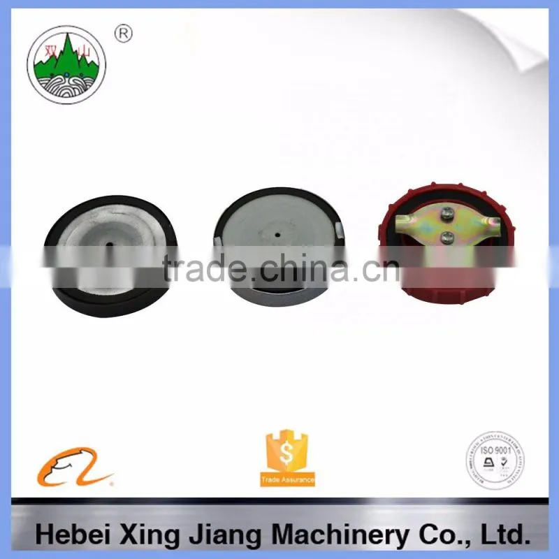 Slivery oil tank cap for diesel engine