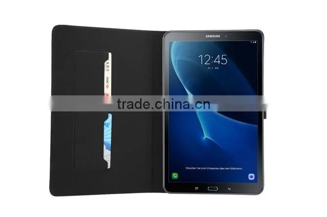 Auto sleep wake up function Stand Folio Case Cover for Samsung Galaxy TAB A 10.1 T580