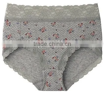 pretty printing cotton girl high cut briefs