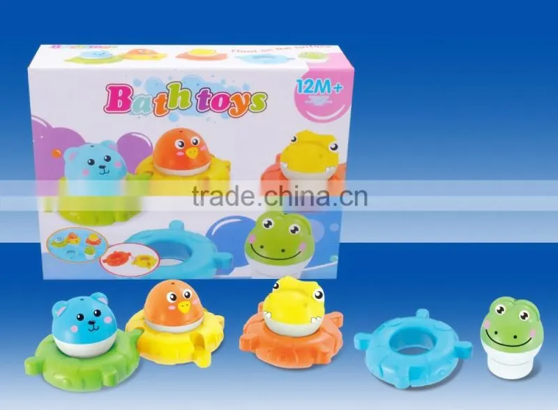 Hot toys 2016 kids baby crib water toys tub town bath toy for babies with ABS materail CE/ROHS fisher price toys
