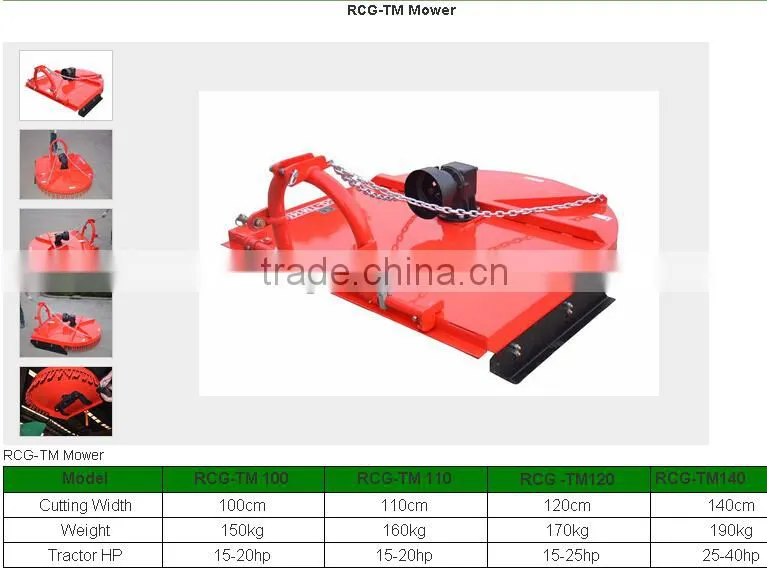 Best quality CE heavy duty slashers,topper mower slasher,grass slasher mower