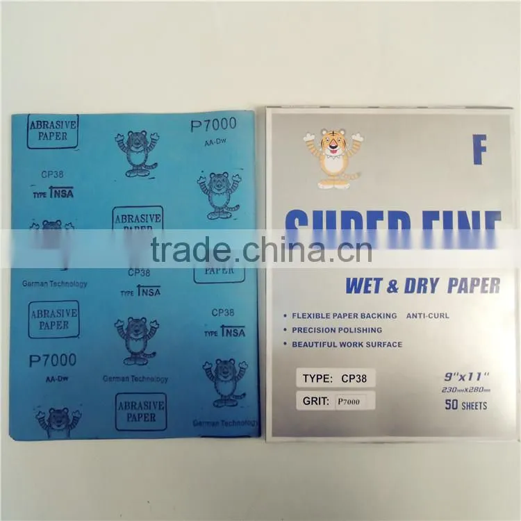 Grit 10000 Waterproof Sanding Paper with RMC