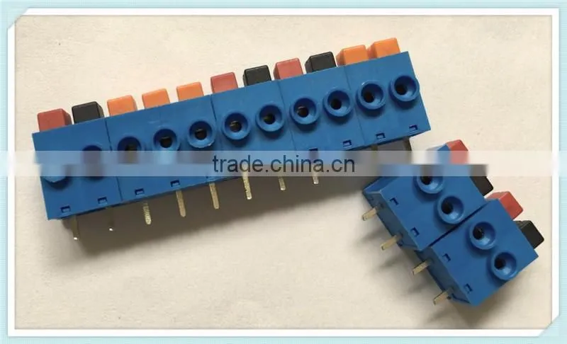 Factory Price screwless terminal block connector wago type terminal blocks
