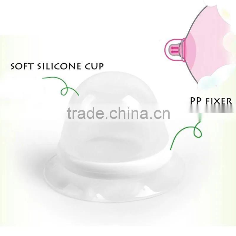 Natural Nipple enlargerment /enhancer silicone vacuum cupping portable Nipple Correction Cups for breastfeeding Mom or Lady