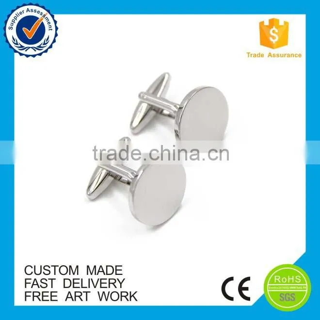 Fashion mens accessories sterling silver cufflinks