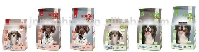 dry pet dog cat food stand up pouch filling and sealing machine