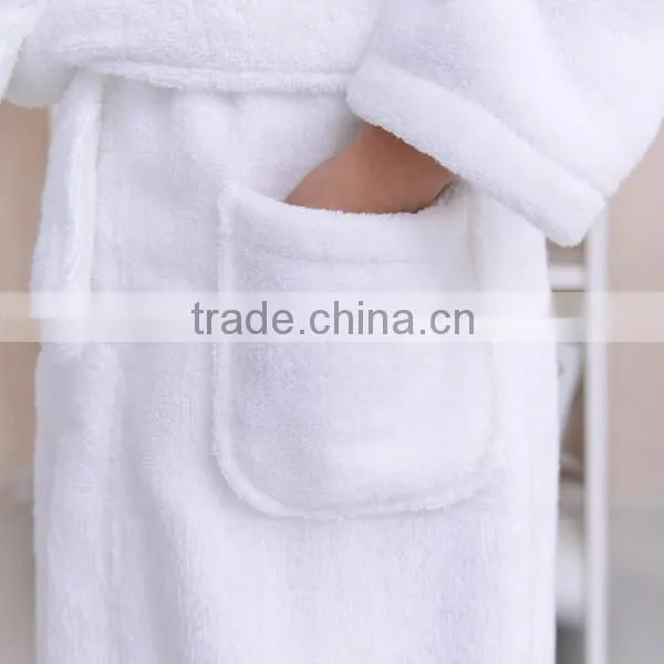 2014 Hot Sale Soft Feel Coral Fleece Children's Bathrobe
