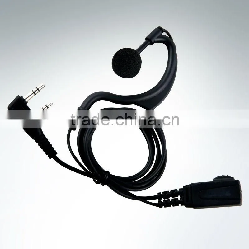 Unique designed microphone professional earhook for walkie talkie