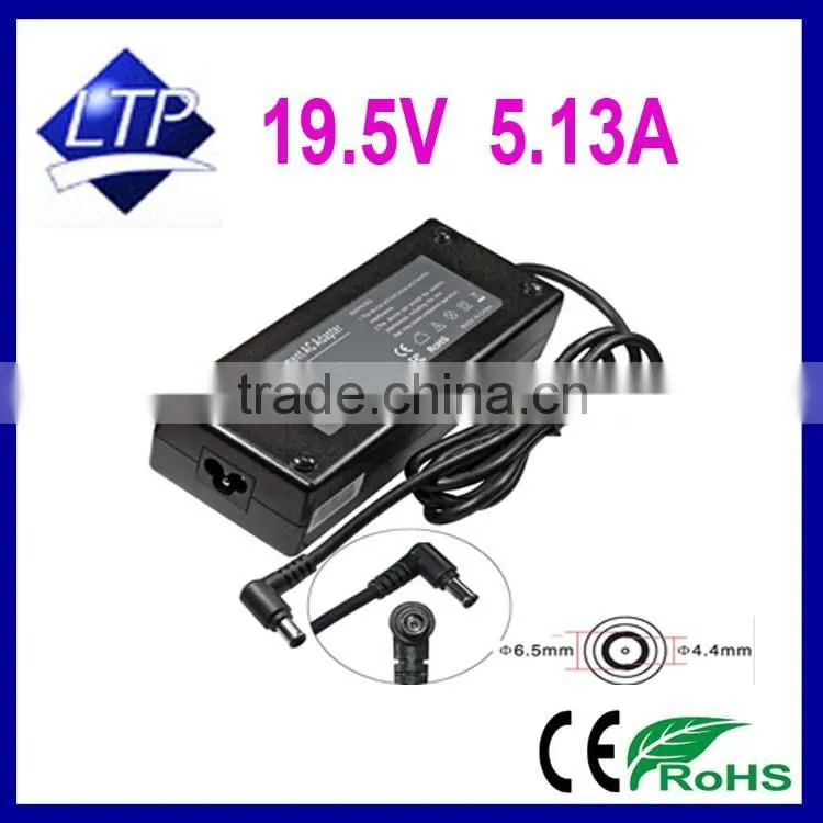 100w power supply high quality adaptor 19.5V 5.13A 6.5*4.4mm laptop Adapter for Sony Vaio PCGA-AC19V4 laptop charger