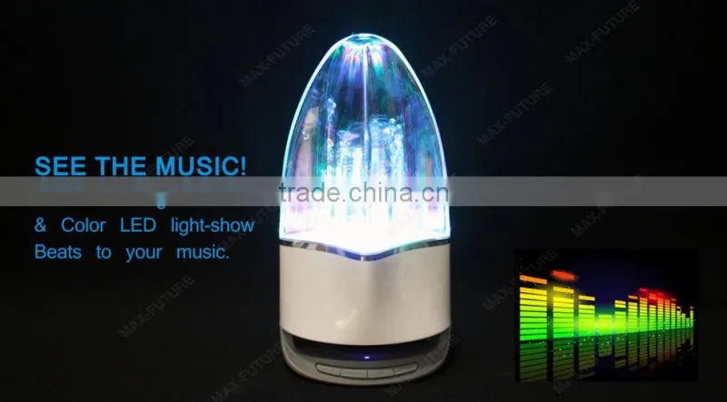 New Hi-Fi Portable Mini Bluetooth Wireless Water Dancing Speaker with Bluetooth V3.0