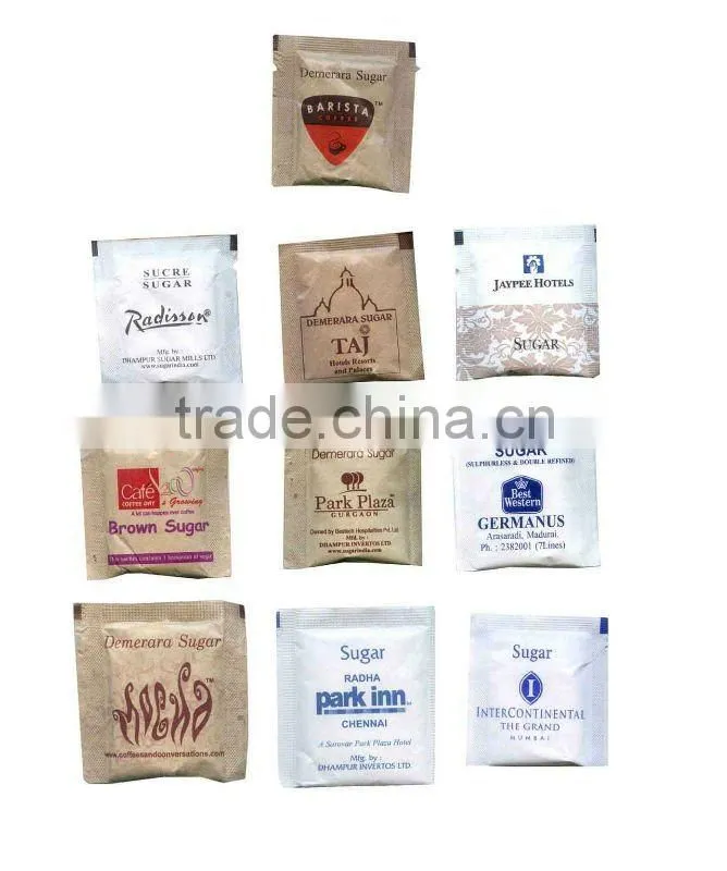 Food grade sugar packaging pe coated sachet paper in rolls