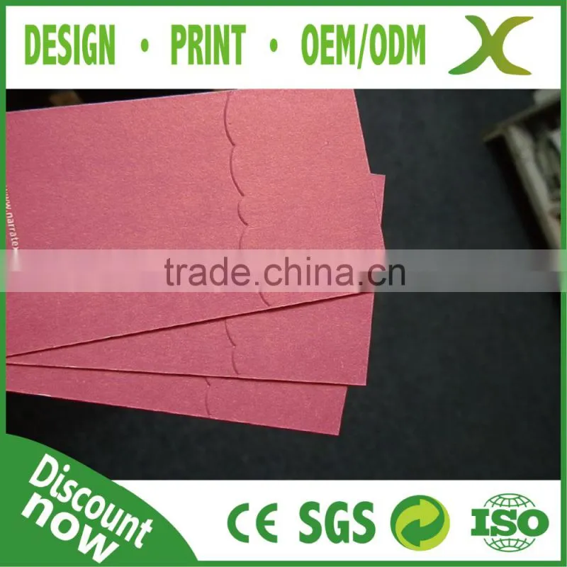 High Quality Best material Paper cards / Paper Business Card printing/ Paper edge colored card