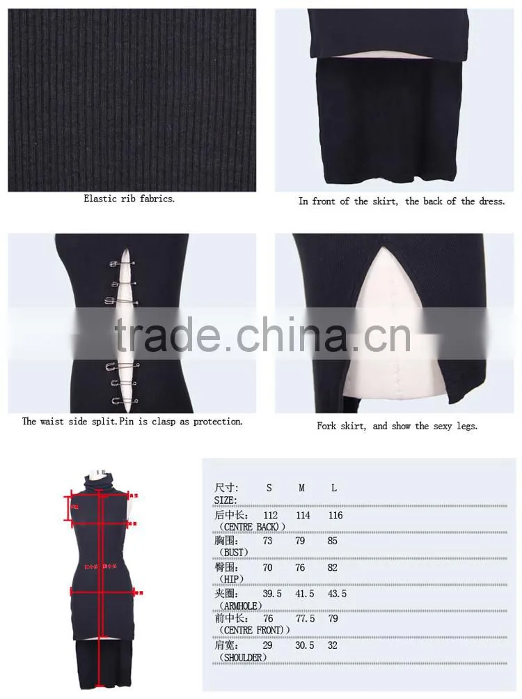 Devil fashion 2015 latest punk dresses cotton pin SKT001