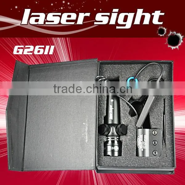 650nm Wavelength Night Vison Laser Rifle Scope,Windage&elevation adjustment hunting riflescope, red and green laser sight