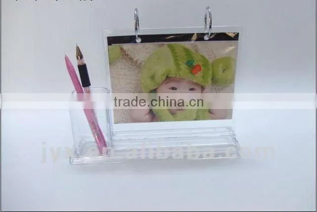 fashionable elegant acrylic custom desk calendar