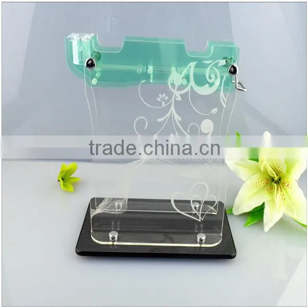 High transparent solid acrylic knife holder wholesale