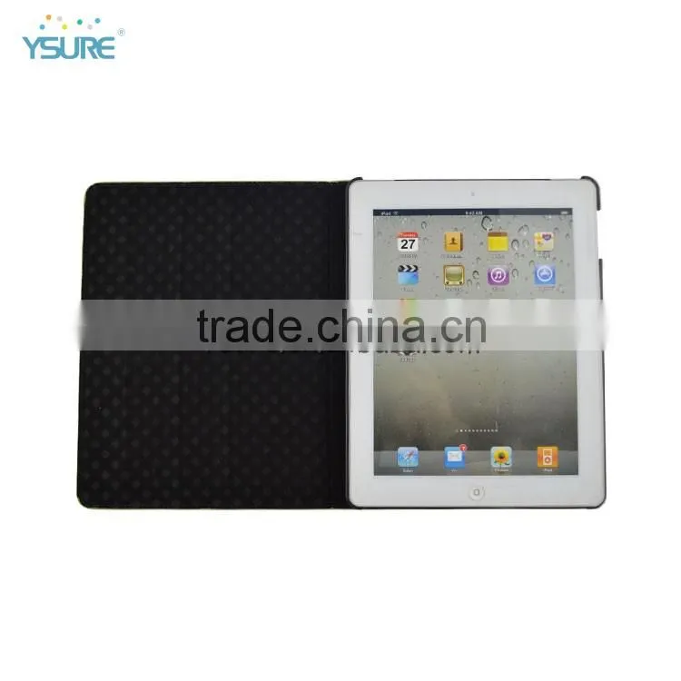 Customized Brand Name Green Crocodile Slim Magnetic PU Leather Stand Smart Cover Case For iPad air iPad 5