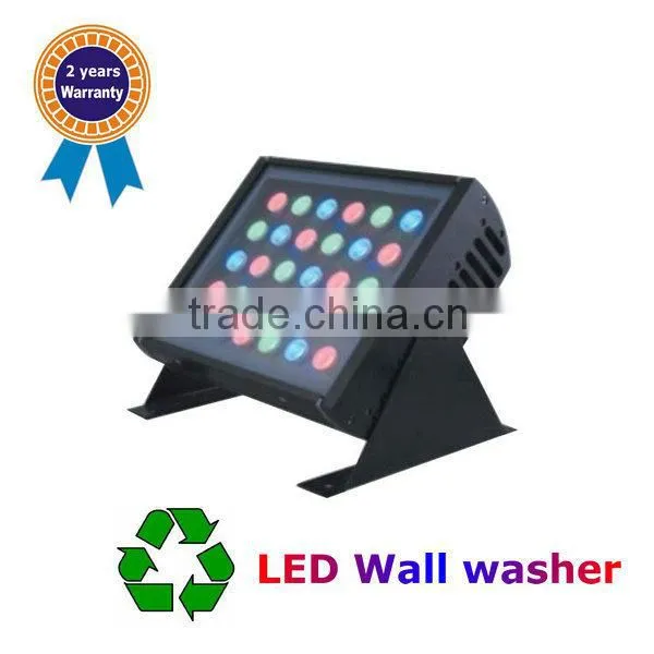 High power 72w IP65 RGB DMX led wall washer housing