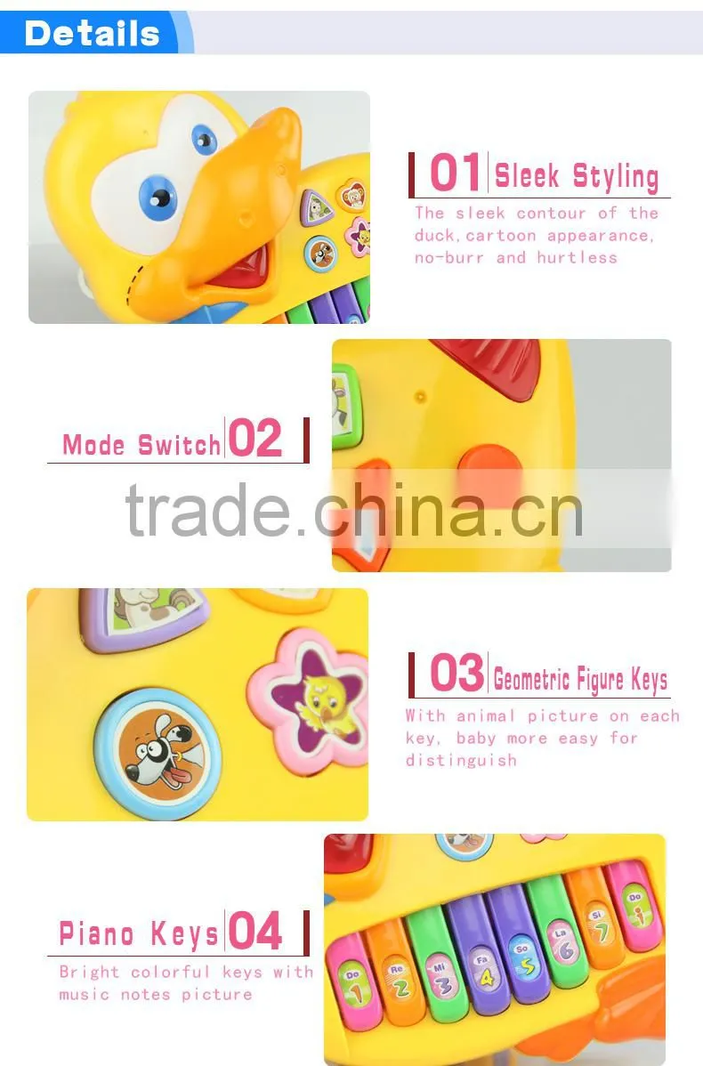 Education instrument music piano electronic plastic toys for children