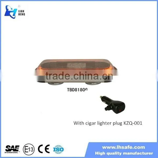 Magnetic Amber LED Strobe Mini Warning Light Bar (TBD8180G)
