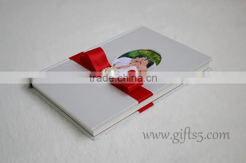 Hardcover custom Wedding Guest Book