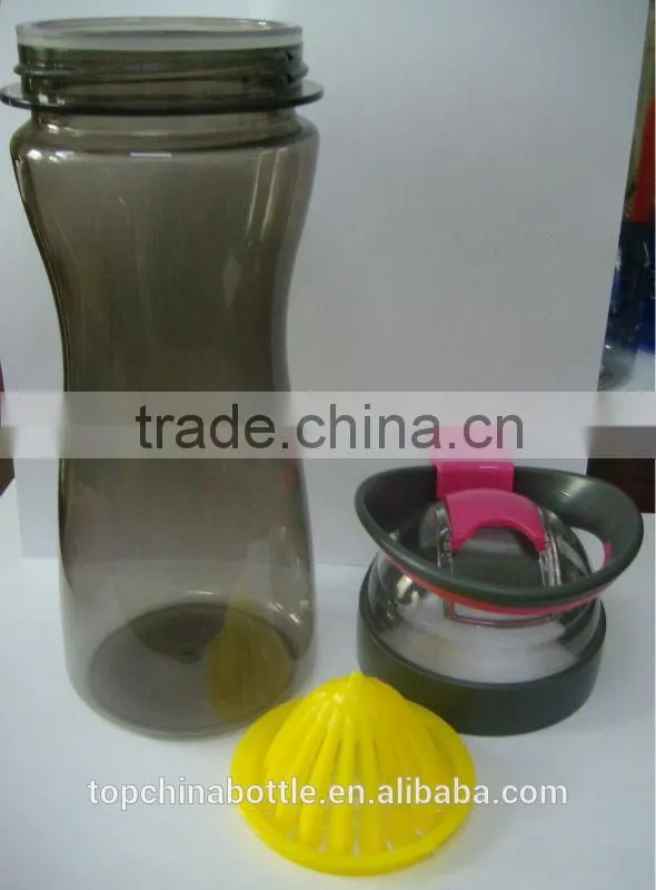 Lemon water bottle bpa free tritan for juice