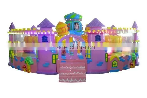 New design amusement park electric train pumpkin castle joy spray cart car amusement game