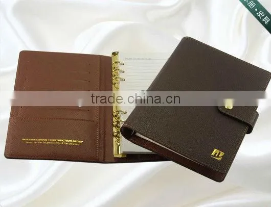 fashion leather notebook