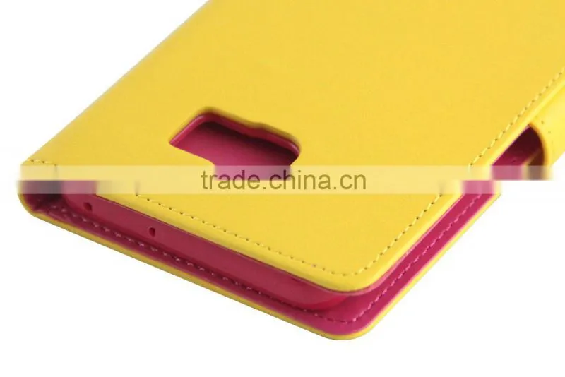 2016 Leather Flip Mercury Rich Diary wallet cover case for Samsung Galaxy S7 & Edge Plus
