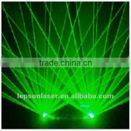 single green ILDA computer control laser lighting