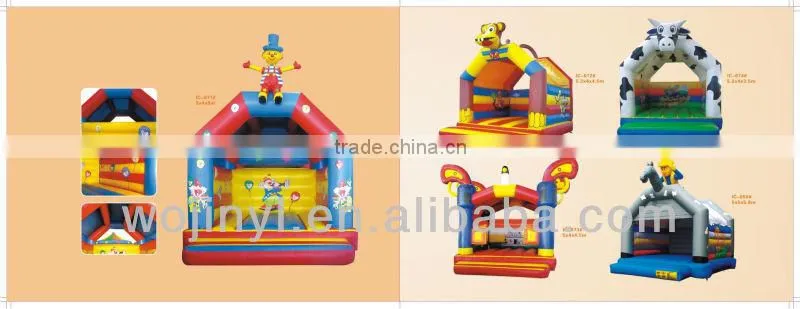 Hot sales durable and exciting inflatable giraffe bounce house