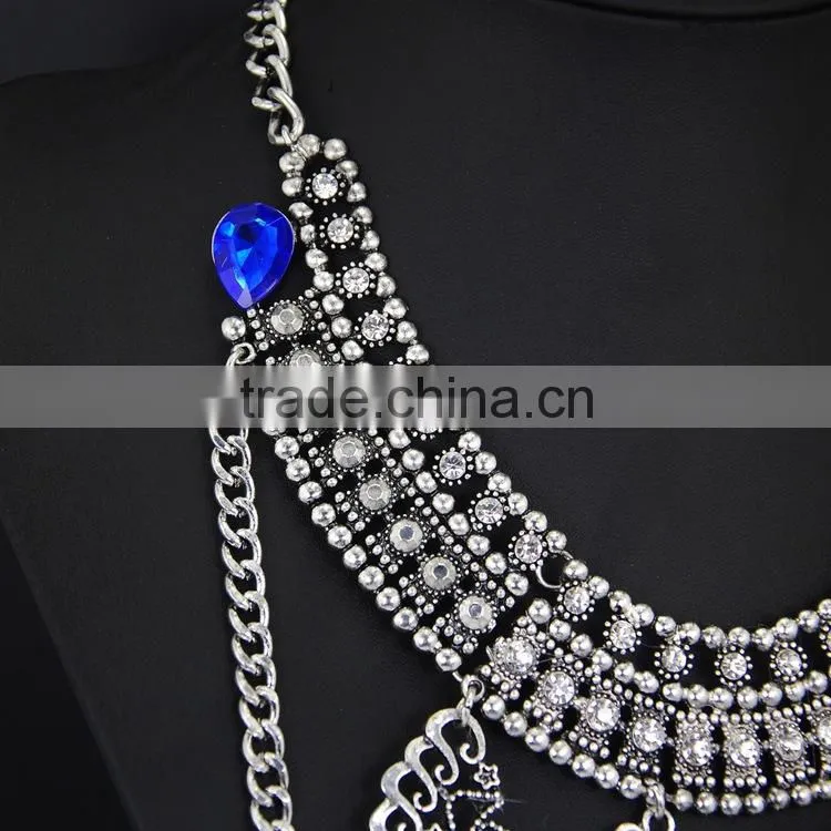 new 2015 alloy necklace ladies jewellery bijouterie