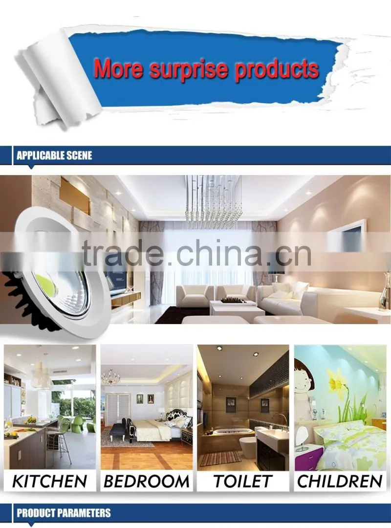 warm white 5w 7w 10w 1 watt recessed led mini downlight