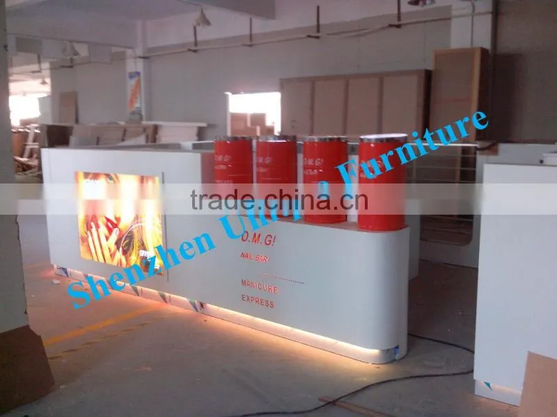 Nail salon station manicure beauty table design