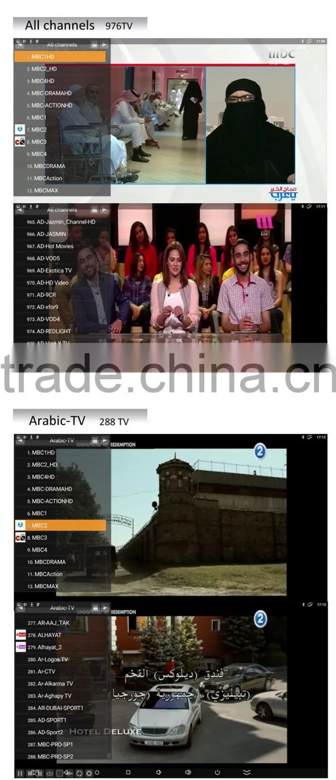 Adult tv channels android 4 4k2k output android iptv set top box