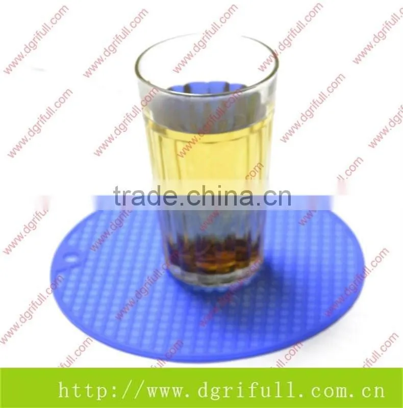 multicolour fresh flower silicone mat
