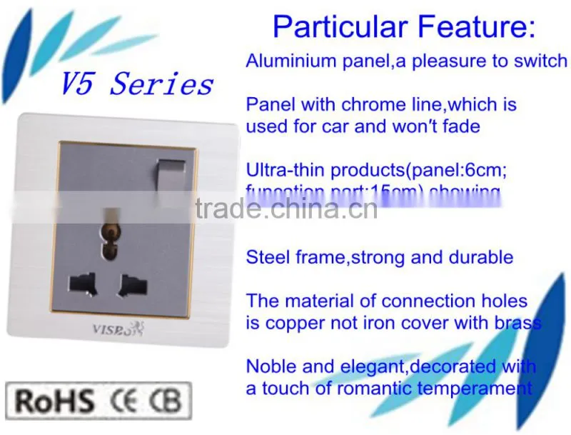 Hight quality Universal Multifunction electric power wall socket outlet,Power electric socket