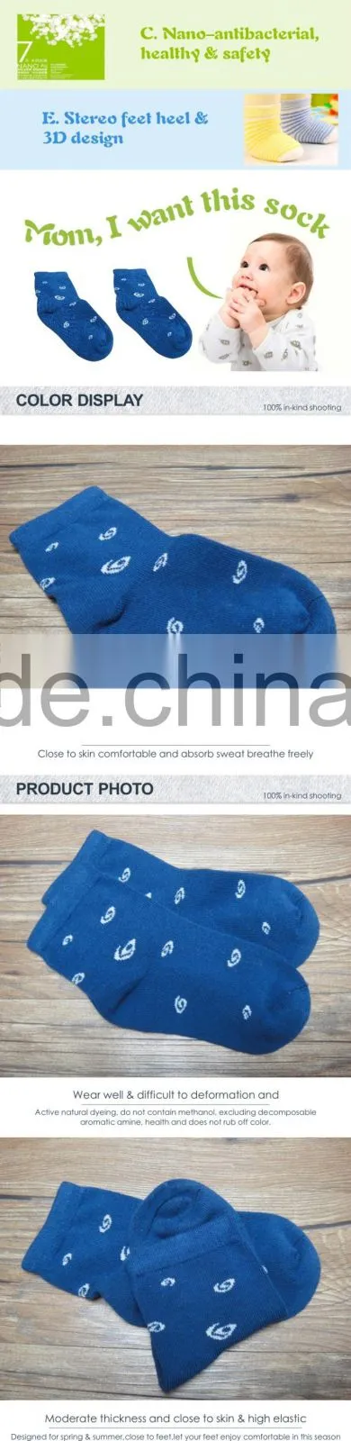 Children Age Group socks,Wholesale custom soft cotton socks