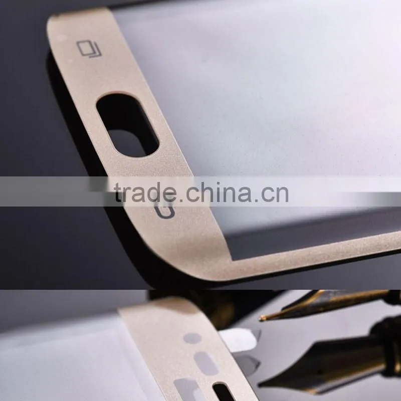 For Samsung Galaxy S6 Phone Glass Film with Sticker, Full Screen Cover Tempered Glass Screen Film for Mobile Phone
