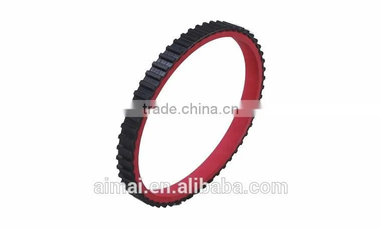 high quality red rubber timing belt with best price