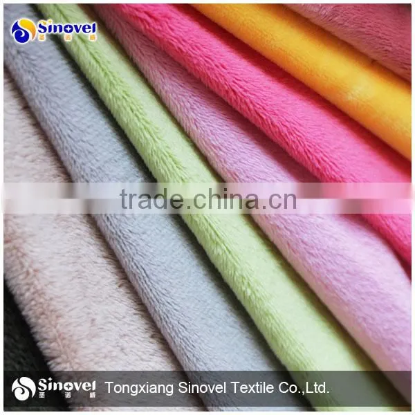 Polyester Suede bonded fur