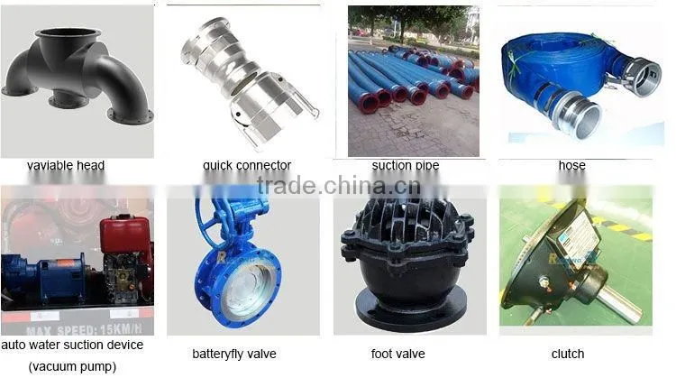 180m3 /hr flood preventing mixed flow diesel water pump set