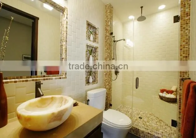 irregular mosaic tile (crystal glass)
